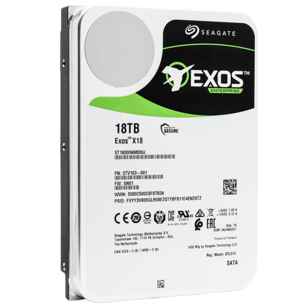 هارد اینترنال اگزو سیگیت مدل Exos ST18000NM000J 18TB