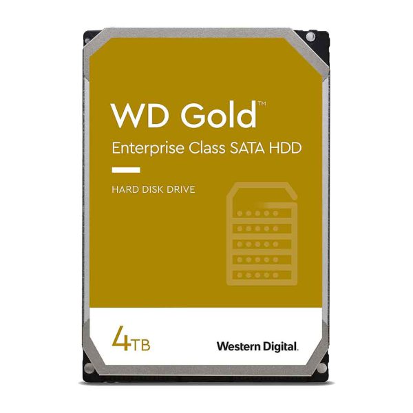 هارد اینترنال طلایی وسترن دیجیتال مدل Gold WD4003FRYZ 4TB