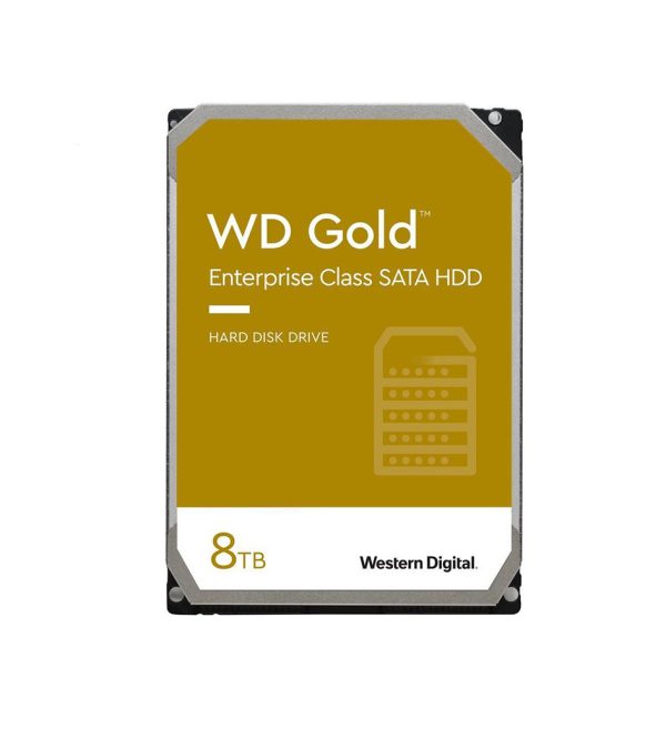 هارد اینترنال طلایی وسترن دیجیتال مدل Gold WD8004FRYZ 8TB