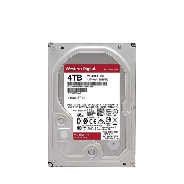 هارد اینترنال قرمز وسترن دیجیتال مدل Red Pro WD4003FFBX 4TB