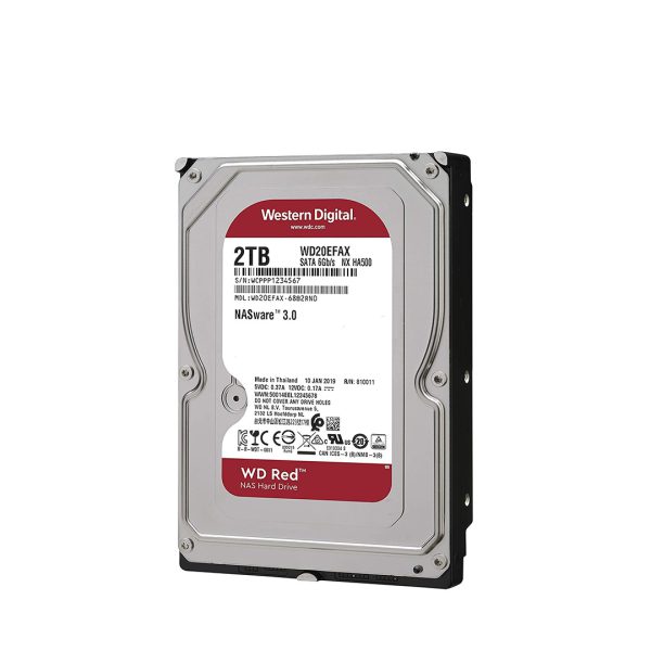 هارد اینترنال قرمز وسترن دیجیتال مدل Red WD20EFAX 2TB