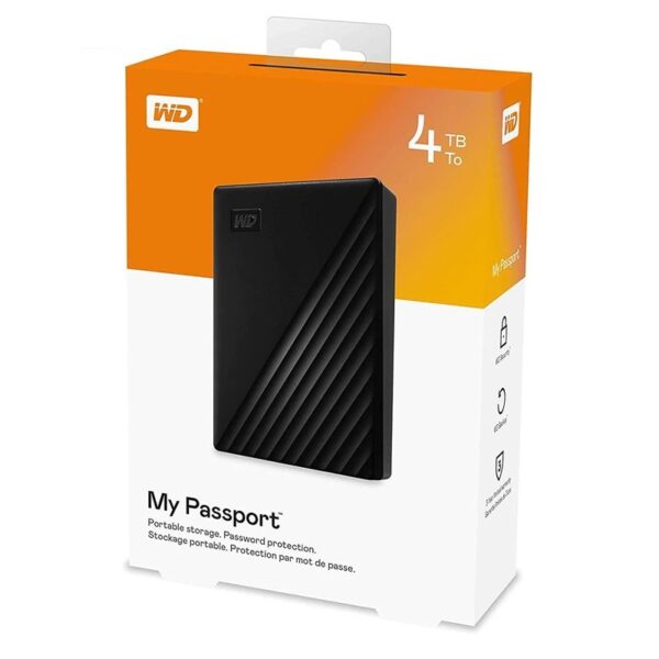 Western Digital Portable My Passport 4TB - هارد اکسترنال وسترن دیجیتال مدل My Passport ظرفیت 4 ترابایت - Image 2