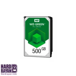 هارد دیسک اینترنال وسترن دیجیتال مدل Green ظرفیت 500 گیگابایت هاردرایان