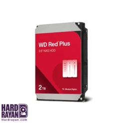 هارد دیسک اینترنال وسترن دیجیتال مدل RED PLUS ظرفیت 2 ترابایت هاردرایان
